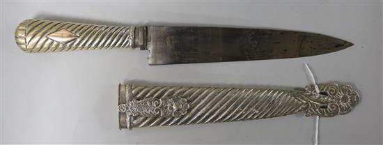 A South American dagger 35cm